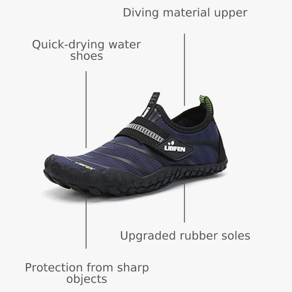 UBFEN Water Shoes for Kids Boys Girls Aqua Socks